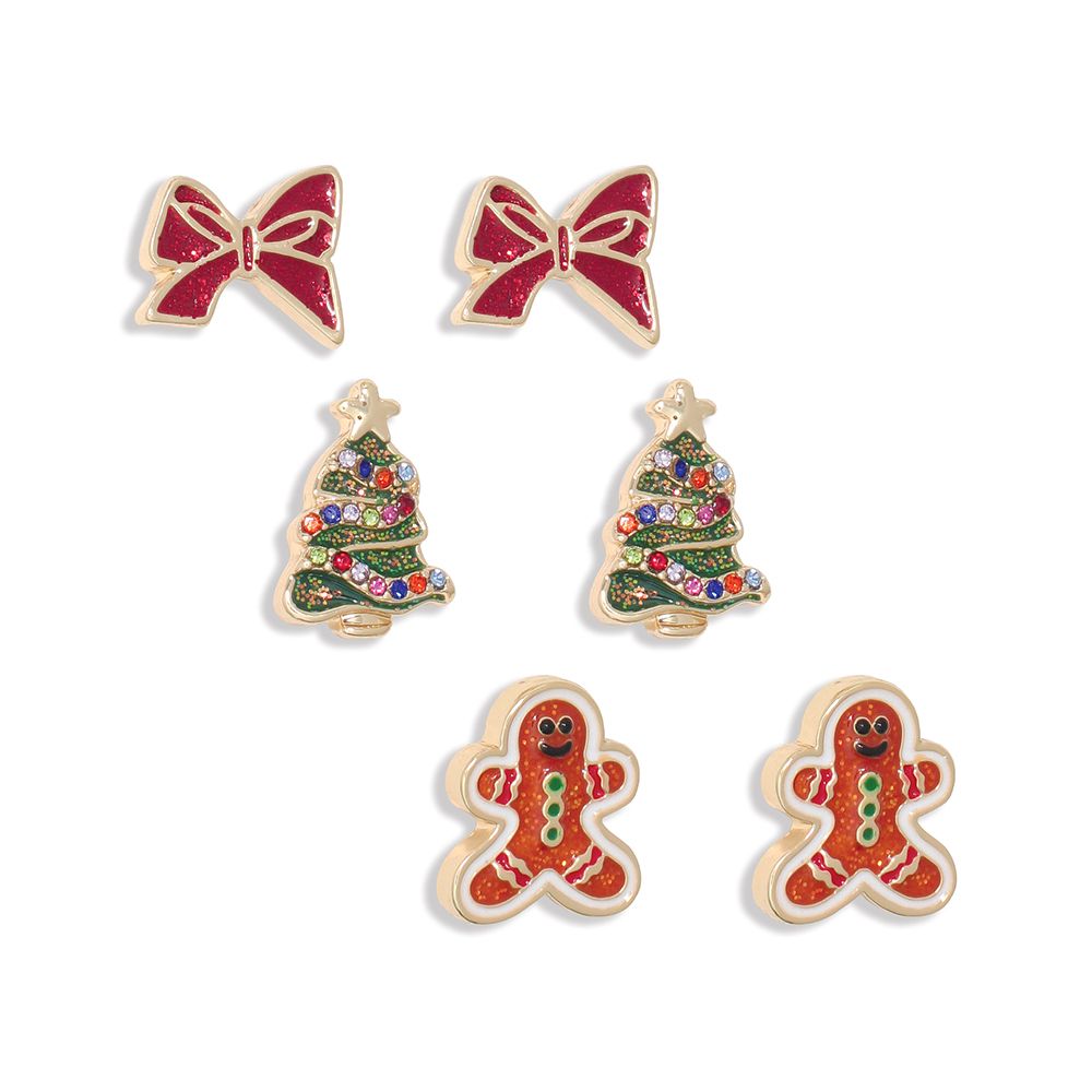 EARRINGS - CHRISTMAS TRIO FAVORITES