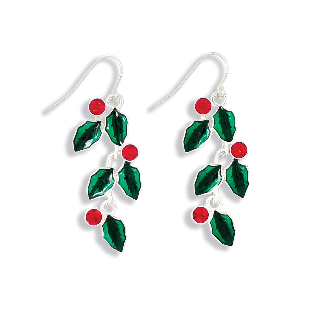 EARRINGS - CASCADING HOLLY