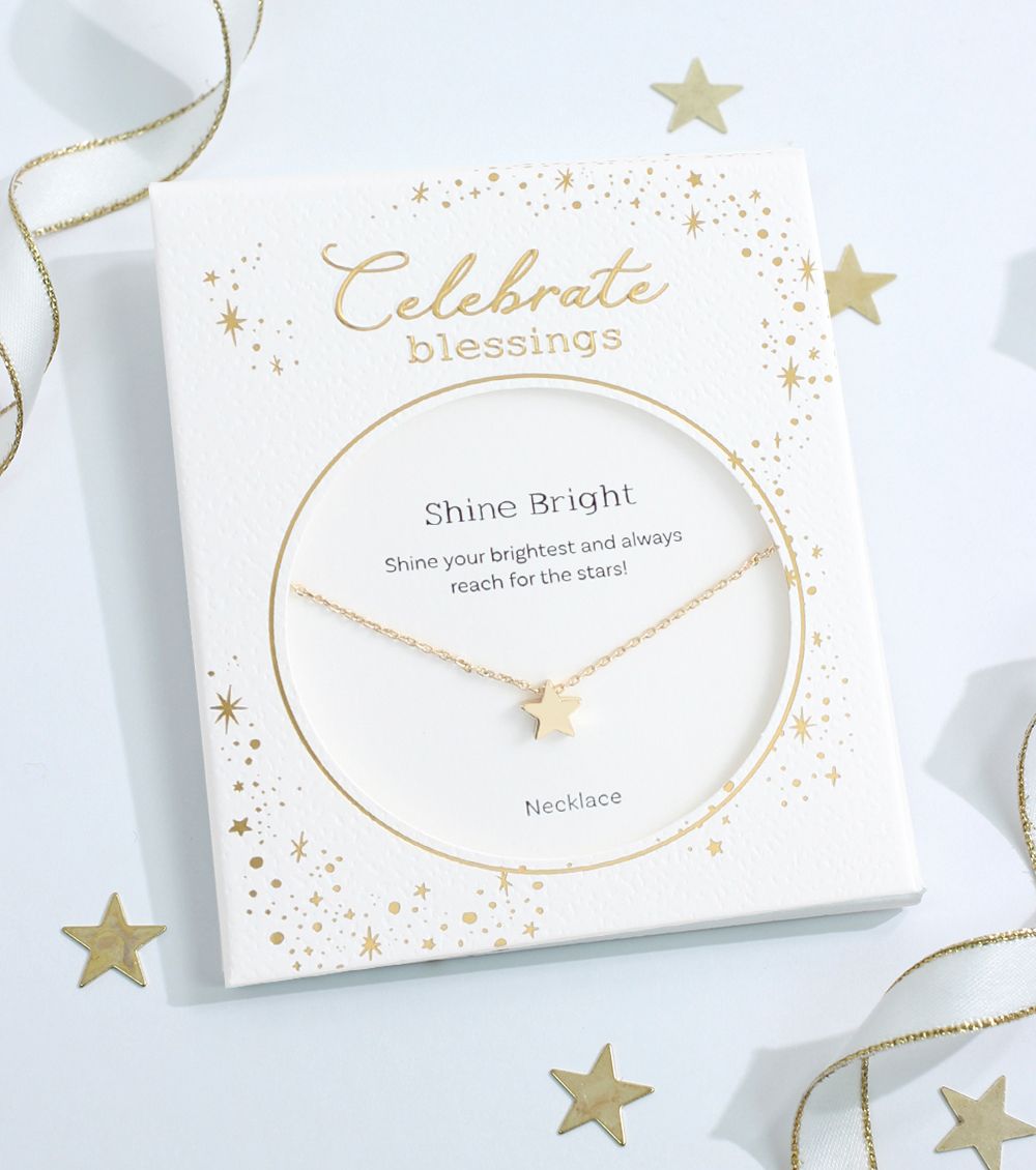 CELEBRATE BLESSINGS-STAR-GOLD