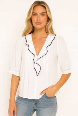 Romantic Ruffle SL White (Trove)