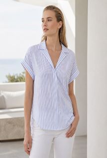 DENI Stripe - RESORT BLUE