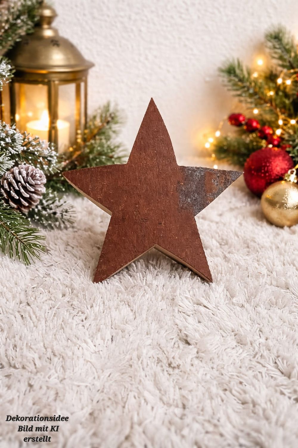 Holzstern aus Fichtenholz - handgemachte Weihnachtsdeko Handgemachter Holzstern aus Fichtenholz. Perfekt als kleine Weihnachtsdeko.