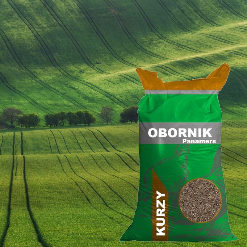 OBORNIK GRANULOWANY 20kg NAWÓZ Kurzy Warzywa EKOLOGICZNY Wiosenny JESIENNY