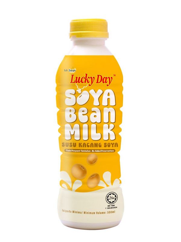 Lucky Day Soya Bean Milk 4x500ml Bundle