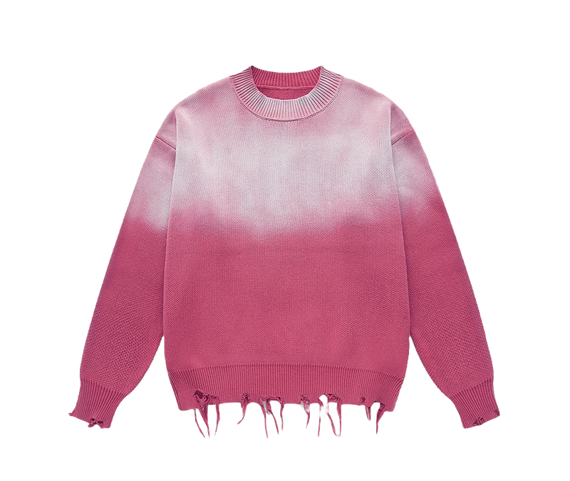 ARVID - DISTRESSED SWEATER