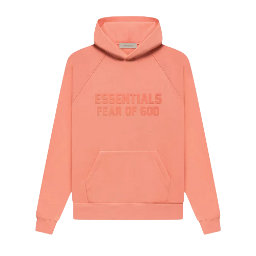 Fear of God Essentials FW22 Coral Hoodie