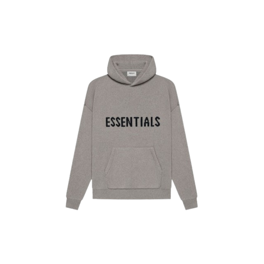Fear of God Essentials Knit Pullover Hoodie (SS21) Dark Heather