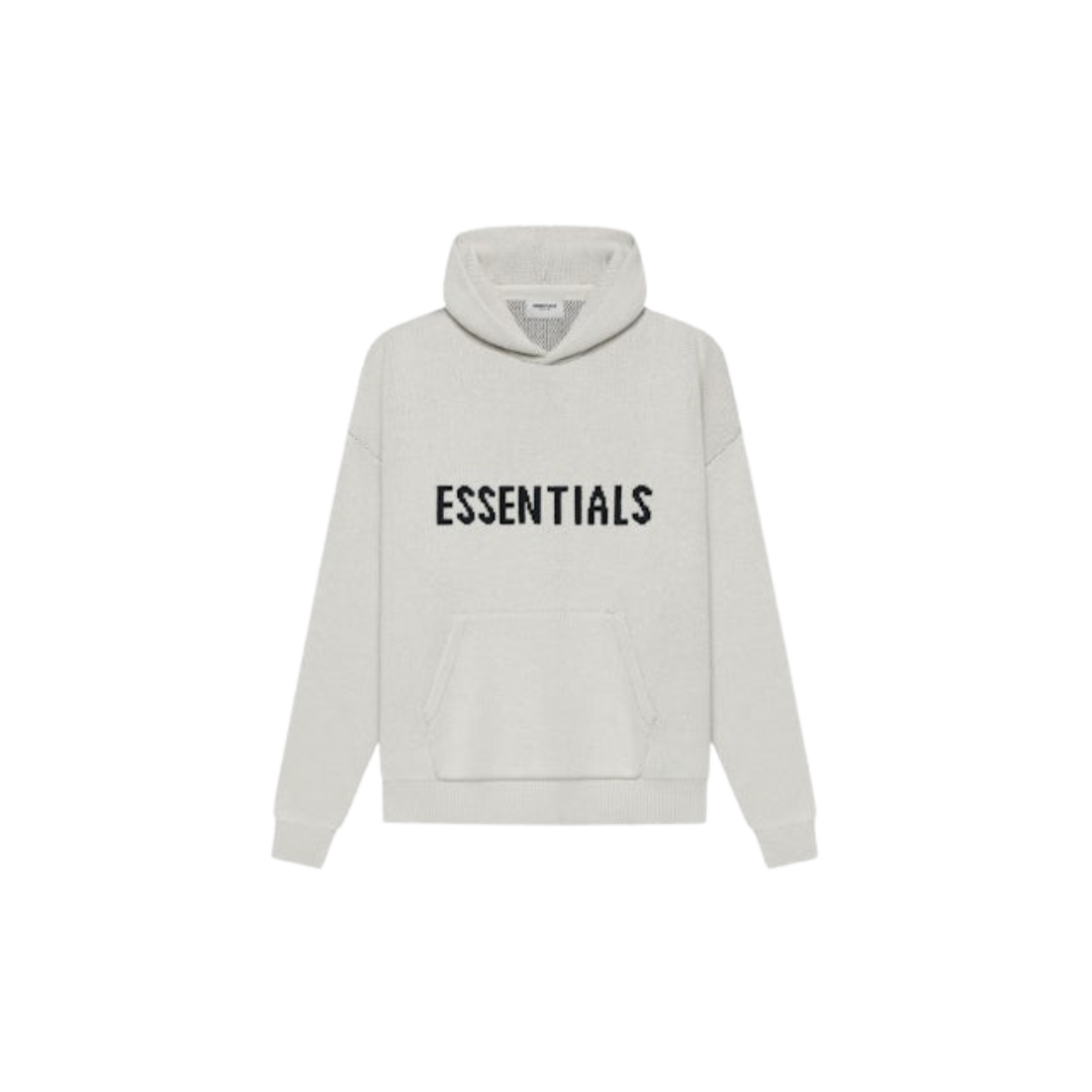 Fear of God Essentials Knit Pullover Hoodie (SS21) Light Heather