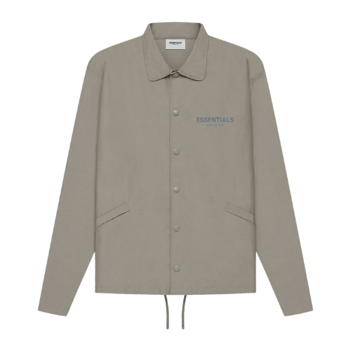 Fear of God Essentials FW20 Coach Jacket Taupe
