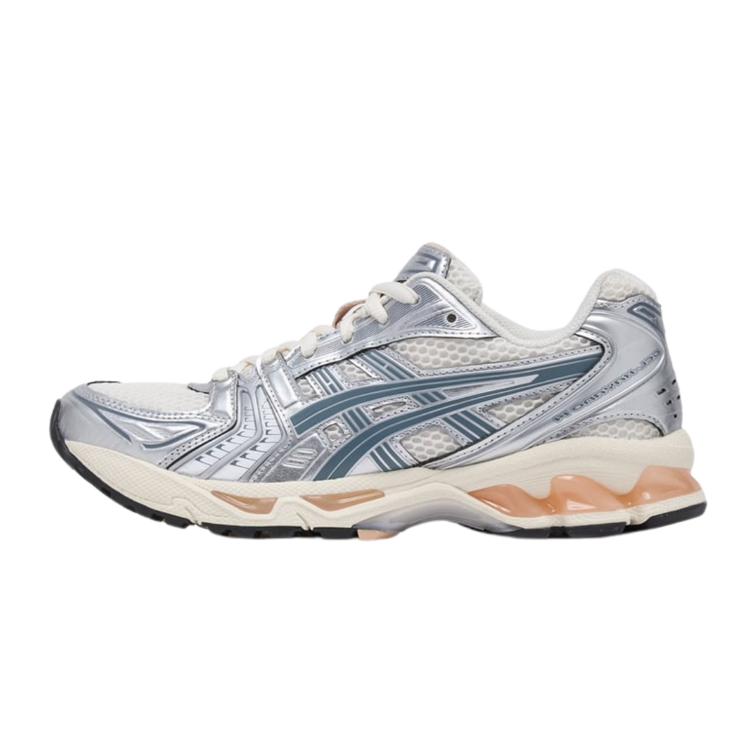 ASICS Gel-Kayano 14 Birch Pure Silver Teal Gold