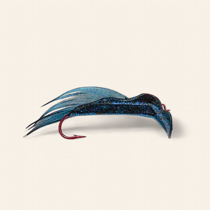 Lucky Bug Lures - Bingo Bug #8 Black W/ Blue (Blue Reaper)