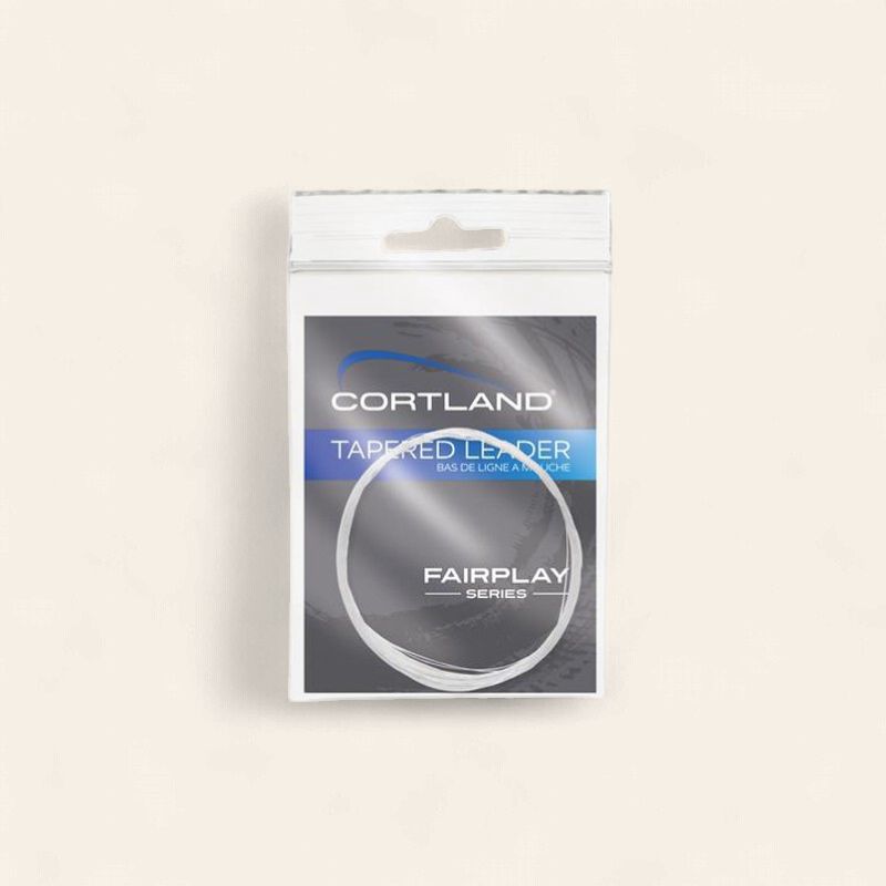 Cortland - Fairplay Pro Nylon Tapered Leaders Clear 9 Ft 5X - 3.5 Lb, TROUT LEADERS