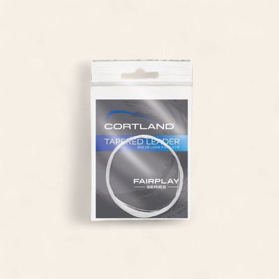 Cortland - Fairplay Pro Nylon Tapered Leaders Clear 9 Ft 5X - 3.5 Lb, TROUT LEADERS