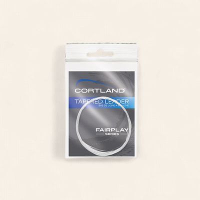 Cortland - Fairplay Pro Nylon Tapered Leaders Clear 9 Ft 6X - 2.5 Lb, TROUT LEADERS