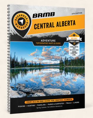 Central Alberta Back Roads Map Book