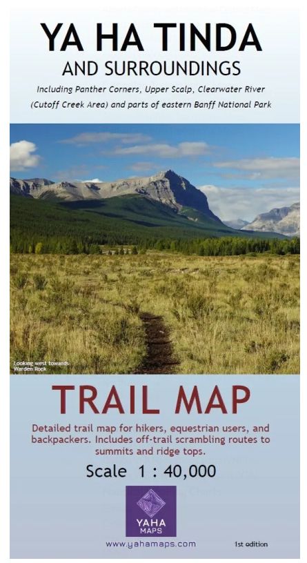 Ya Ha Tinda and Surroundings Map