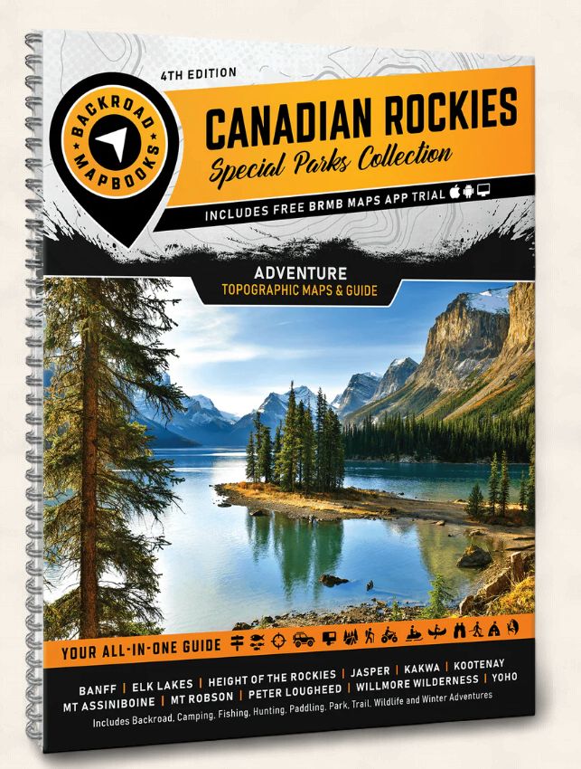 Canadian Rockies Special Parks Collection Backroad Map Book
