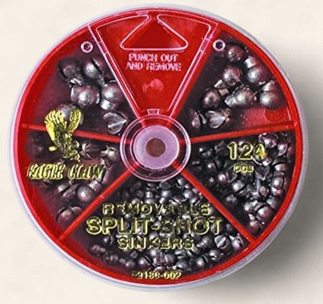 Removable Split Shot 124 PC Asst