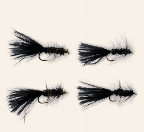 Cortland Packaged Black Wooly Buggers