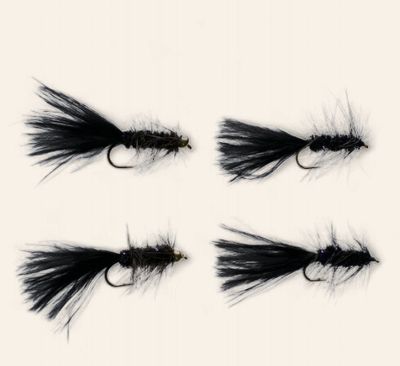 Cortland Packaged Black Wooly Buggers