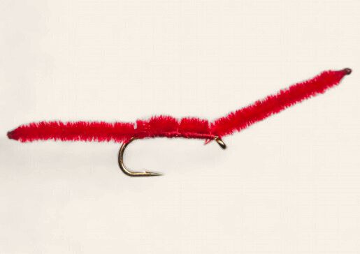 Cortland Packaged Flies - Red San Juan Worm