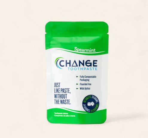 Change Toothpaste Tablets, flavour: Spearmint