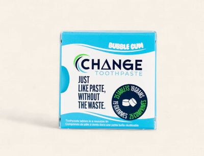 Change Tooth Paste Travel Tin