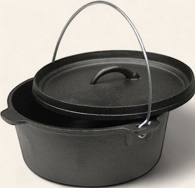 Cast Iron Dutch Oven - 4 Quart