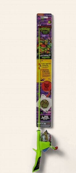 Anything Possible Kid Casters - Youth Fishing Kits Teenage Mutant Ninja Turtles