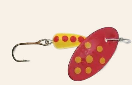 Panther Martin Spotted Series, Single-Red/Yellow 1/8 oz