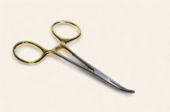 Curved Gold Forceps