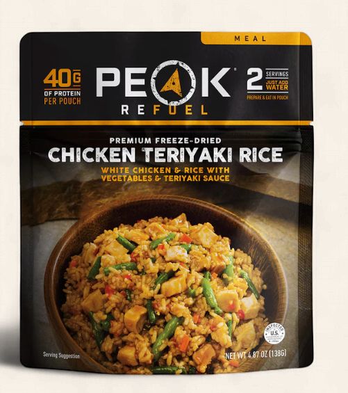 Peak Refuel Meals, flavour: Chicken Teriyaki Rice Meal
