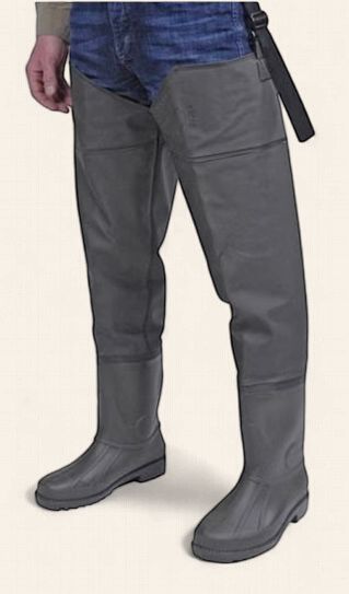 Bushline Ultrastretch Nylon Hip Waders, Size: 10