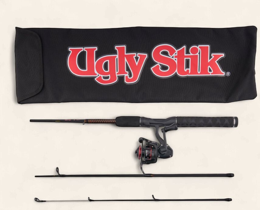 Ugly Stik GX2 Travel Spinning Kit Right/Left 6-15lb 6'6"