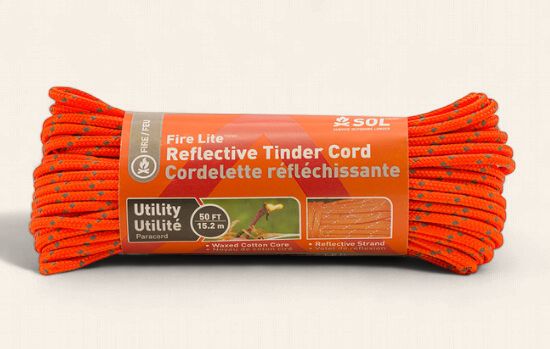 Utility Reflective Tinder Cord 50'