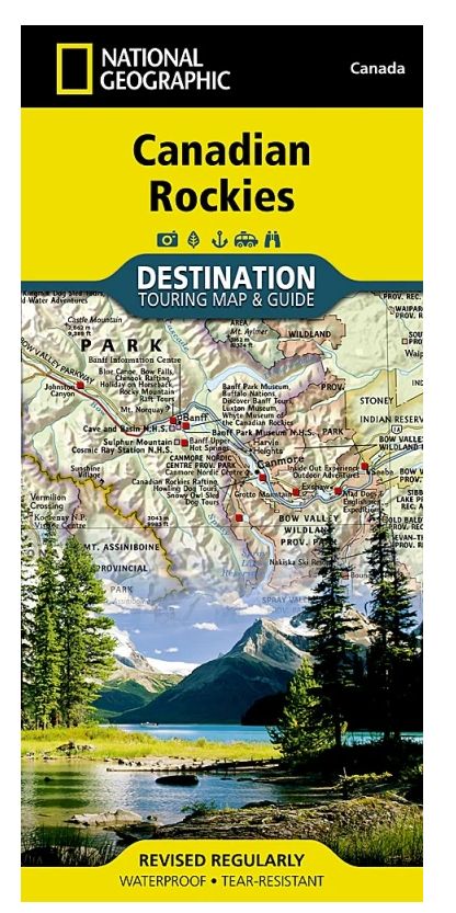 Canadian Rockies Destination Touring Map &amp; Guide