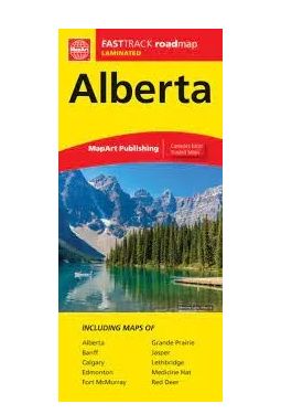 ALBERTA FASTRACK Laminated Road Map