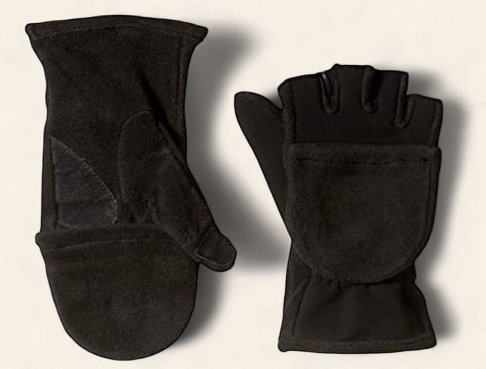 Fleece Flip Mitts, Size: Small