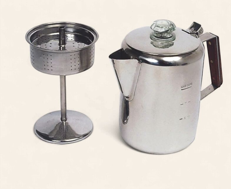 9 Cup Stainless Steel Percolator