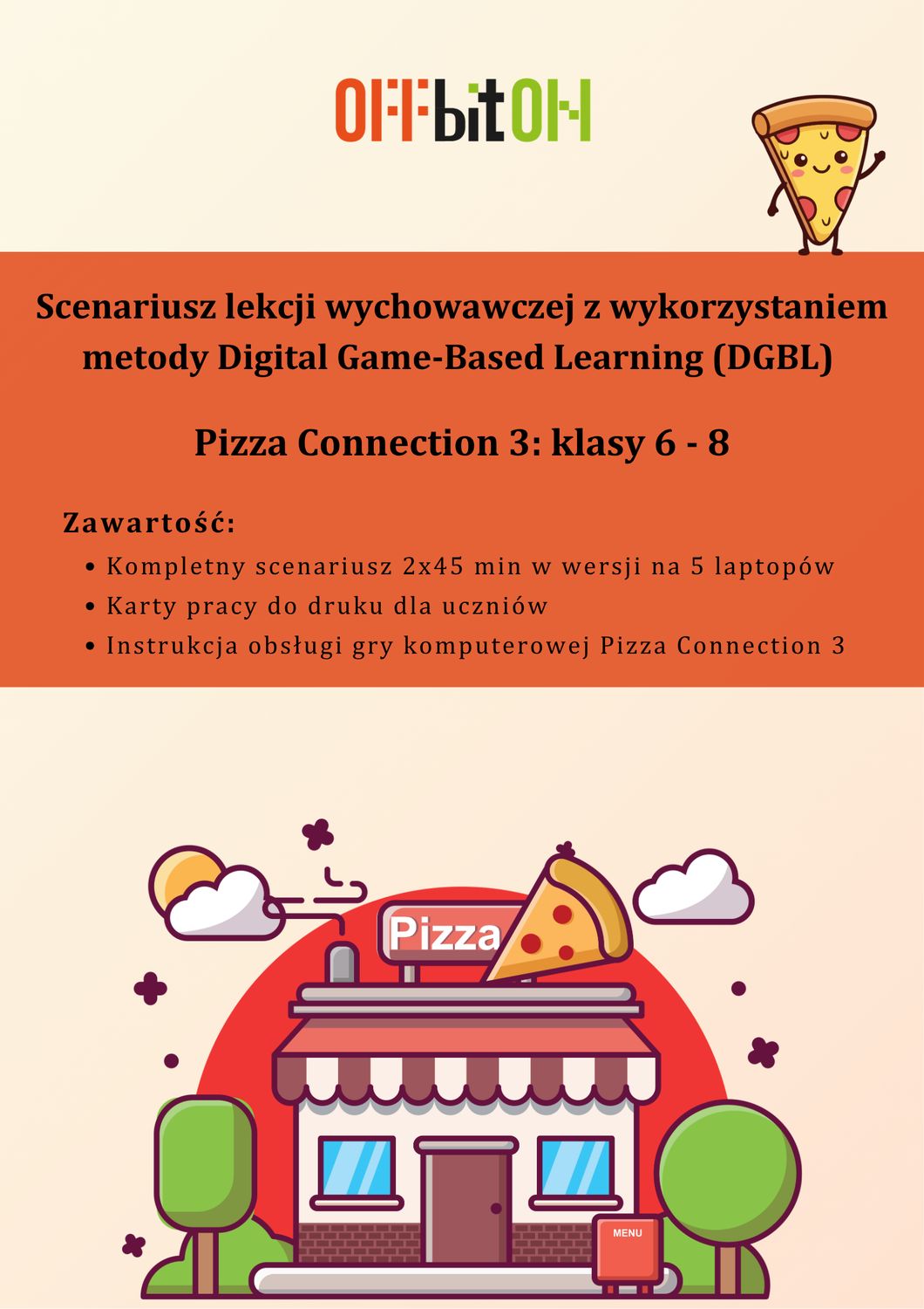 Scenariusz lekcji wychowawczej (Pizza Connection 3 - wersja dla 5 laptopów)
