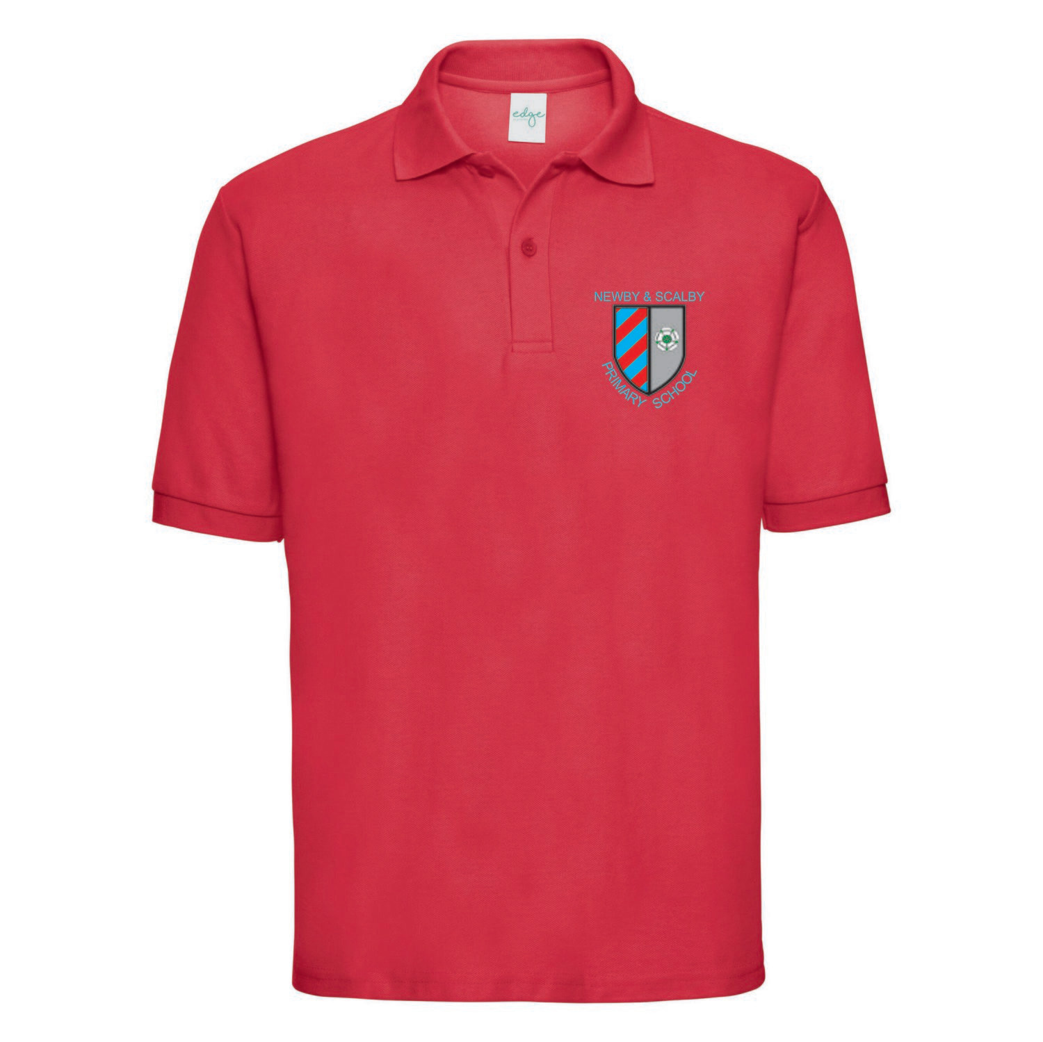 Newby & Scalby Red Polo Shirt