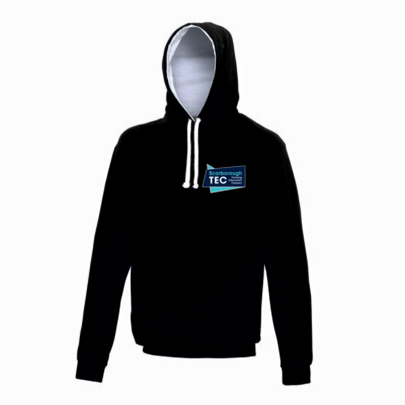 Scarborough TEC Varsity Hoodie (Jet Black-Artic White)