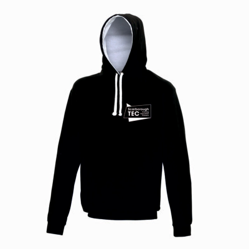 Scarborough TEC Varsity Hoodie WHITE LOGO (Jet Black-Arctic White)