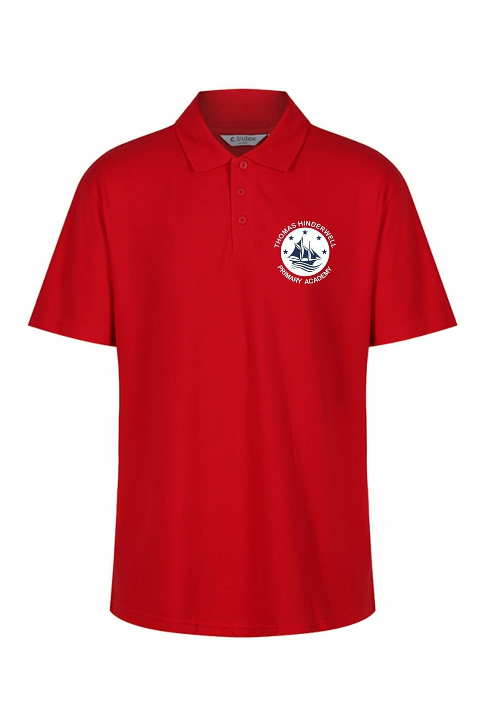 Hinderwell School Red PE Polo Shirt