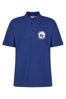 Hinderwell School Royal Blue PE Polo Shirt