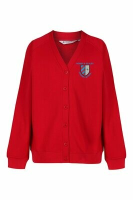 Newby & Scalby Red Cardigan