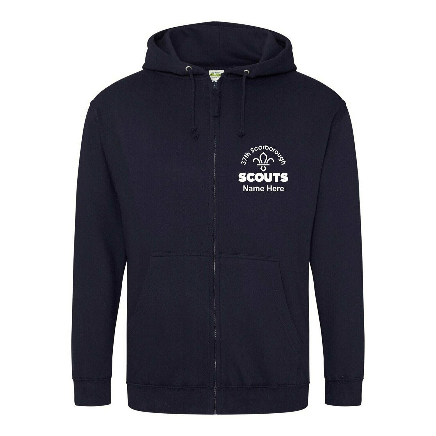 Adults Scouts Zipped Hoodie