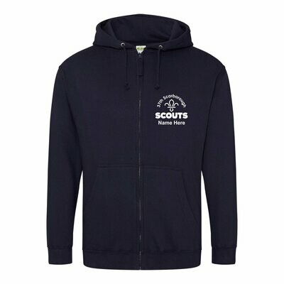 Adults Scouts Zipped Hoodie