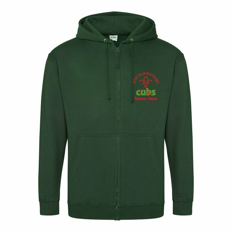 Adults Cubs Zipped Hoodie