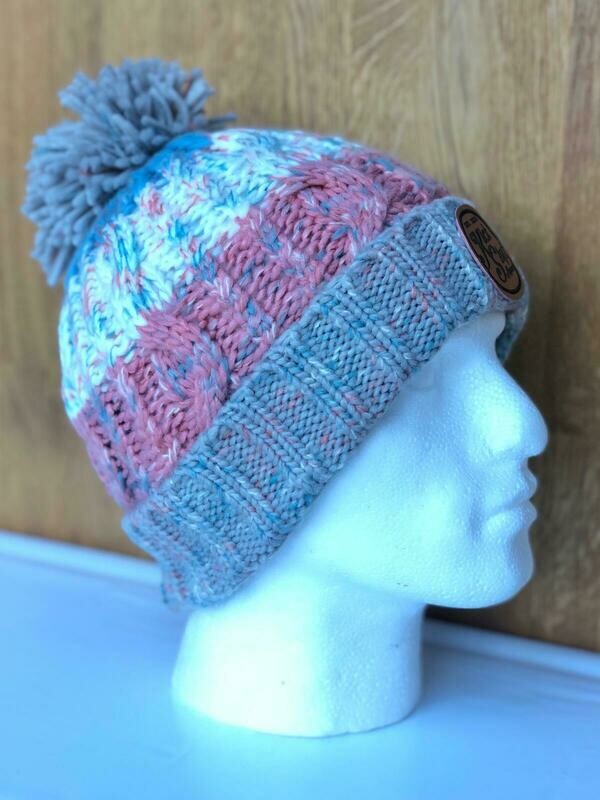 Kickstart Corkscrew Bobble Hat (Milkshake Mix)